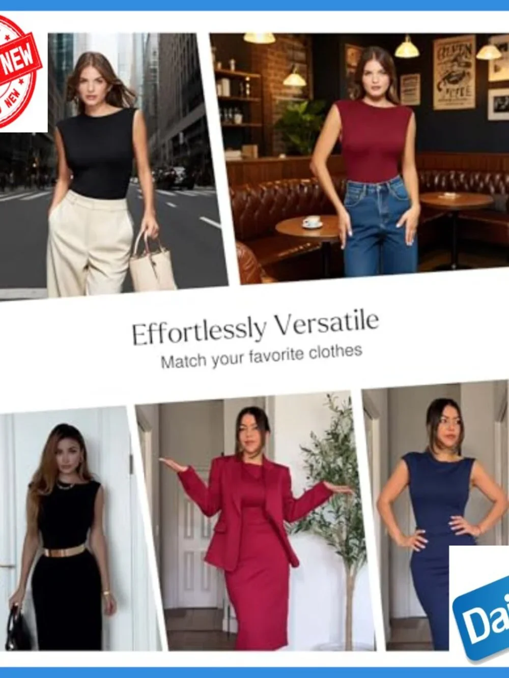 Sleeveless Tummy Control Shapewear Bodysuit with Asymmetric Neckline - Picture 6 of 7